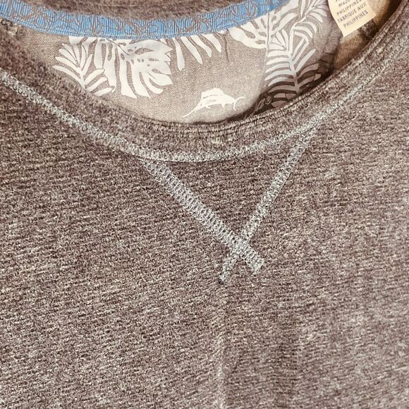 Tommy Bahama | Navy Cotton-Blend Pullover Sweatshirt Size XL | EUC - Picture 8 of 12